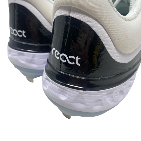 Nike Alpha Huarache Elite 4 Low Men’s Size 13 Baseball Cleats White‎ Black NWOB - Picture 6 of 12